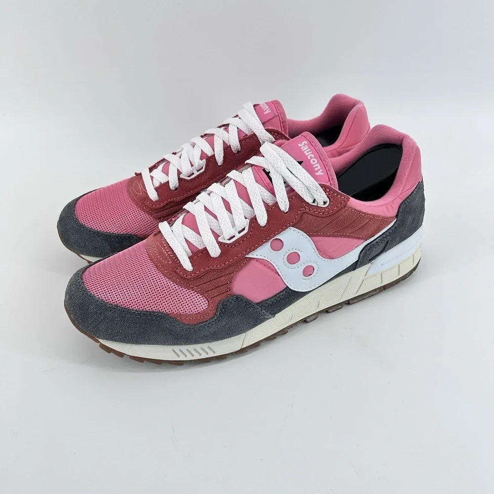 Saucony Shadow 5000 Pink Vintage Runner‎ Sneakers Mens 11.5 Retro Gum Sole Y2K